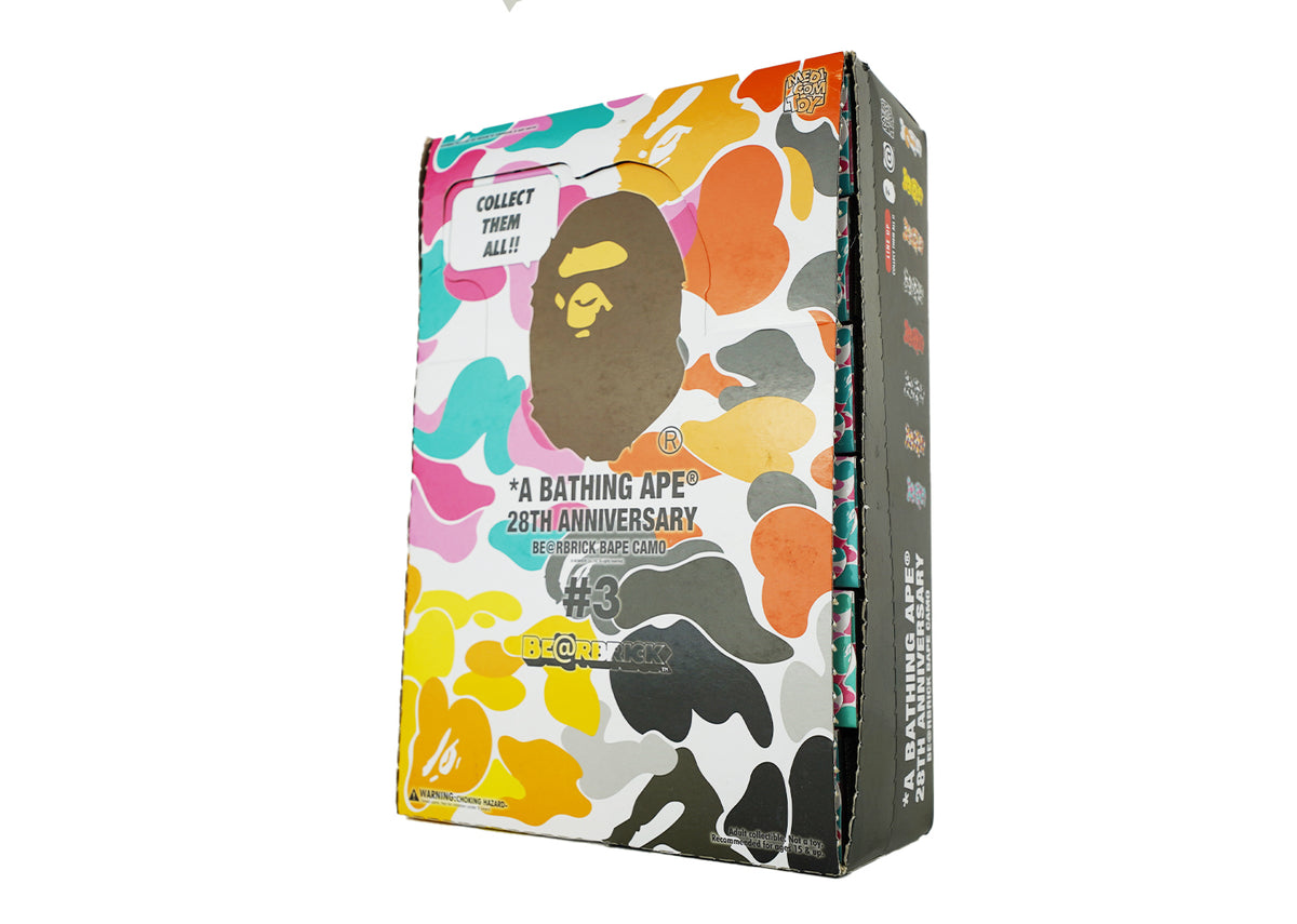 Bearbrick x BAPE 28th Anniversary Camo #3 Blind Box 100% (1 Blind