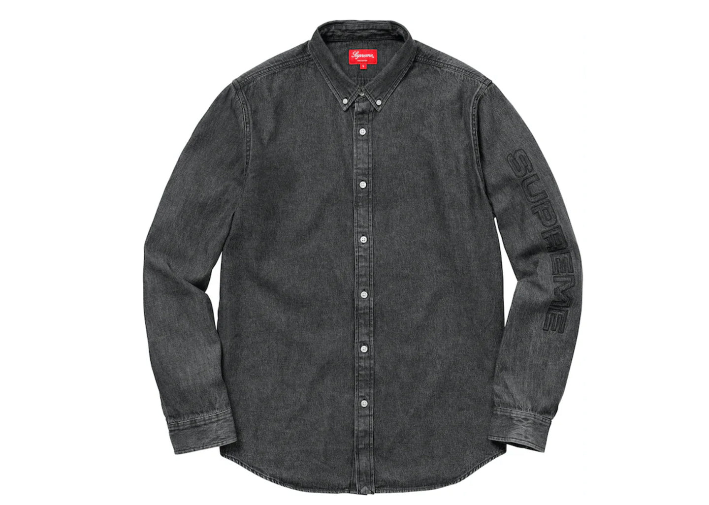 Supreme Denim Shirt (Black) – Shoepugs