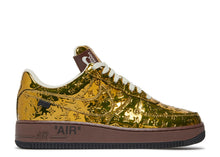 Load image into Gallery viewer, Louis Vuitton Nike Air Force 1 Low by Virgil Abloh Metallic Gold