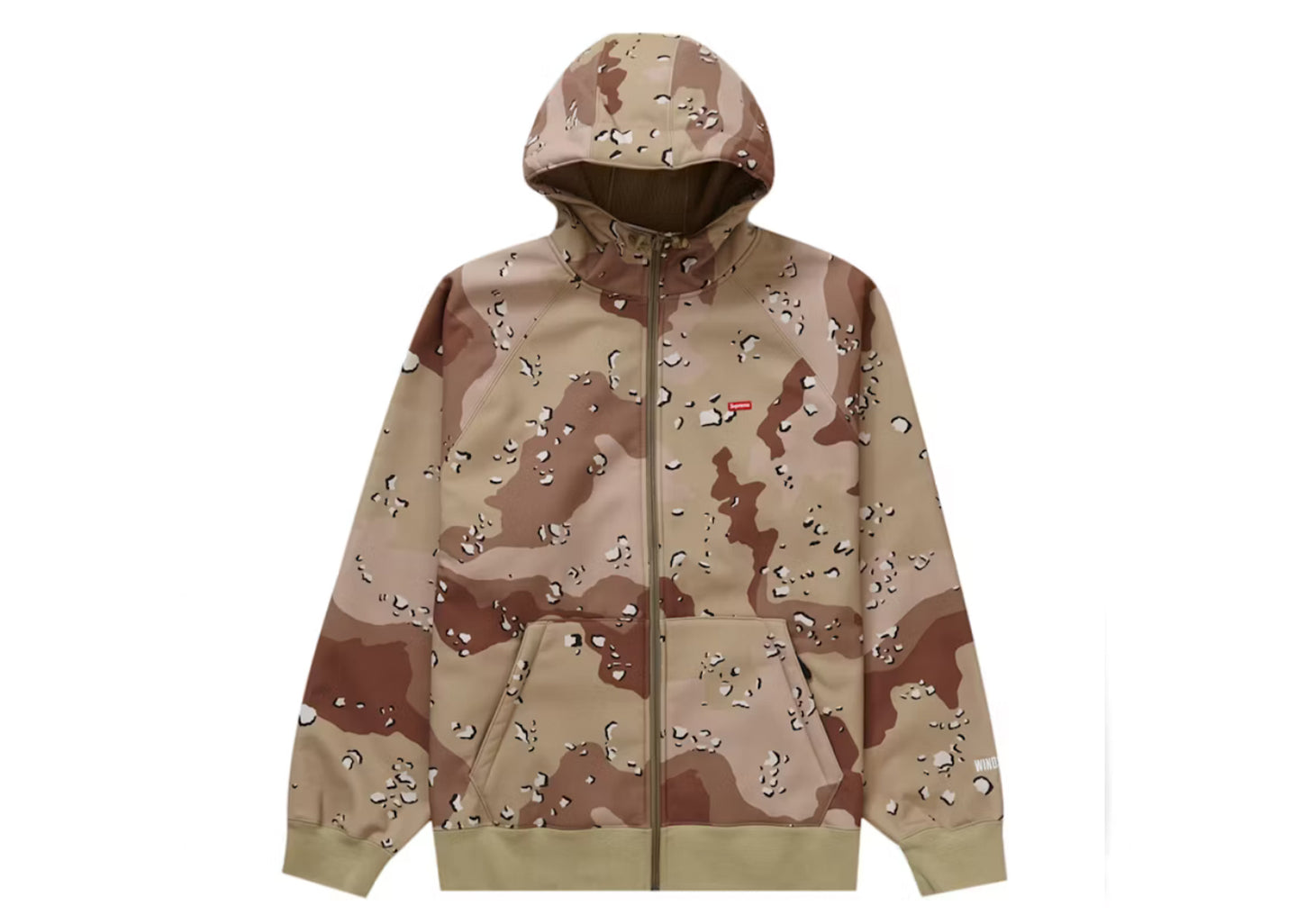 Supreme Windstopper Zip Up Hooded Sweatshirt (Camo)