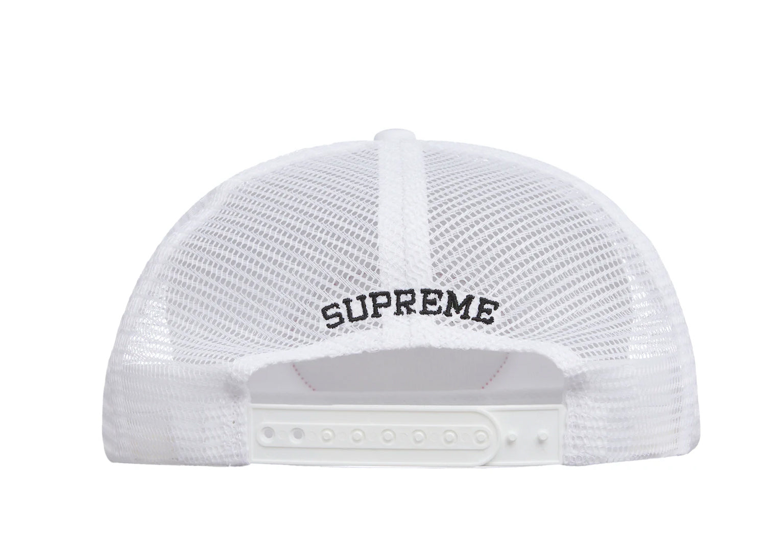 Supreme Authorized Mesh Back 5-Panel (White) – Shoepugs