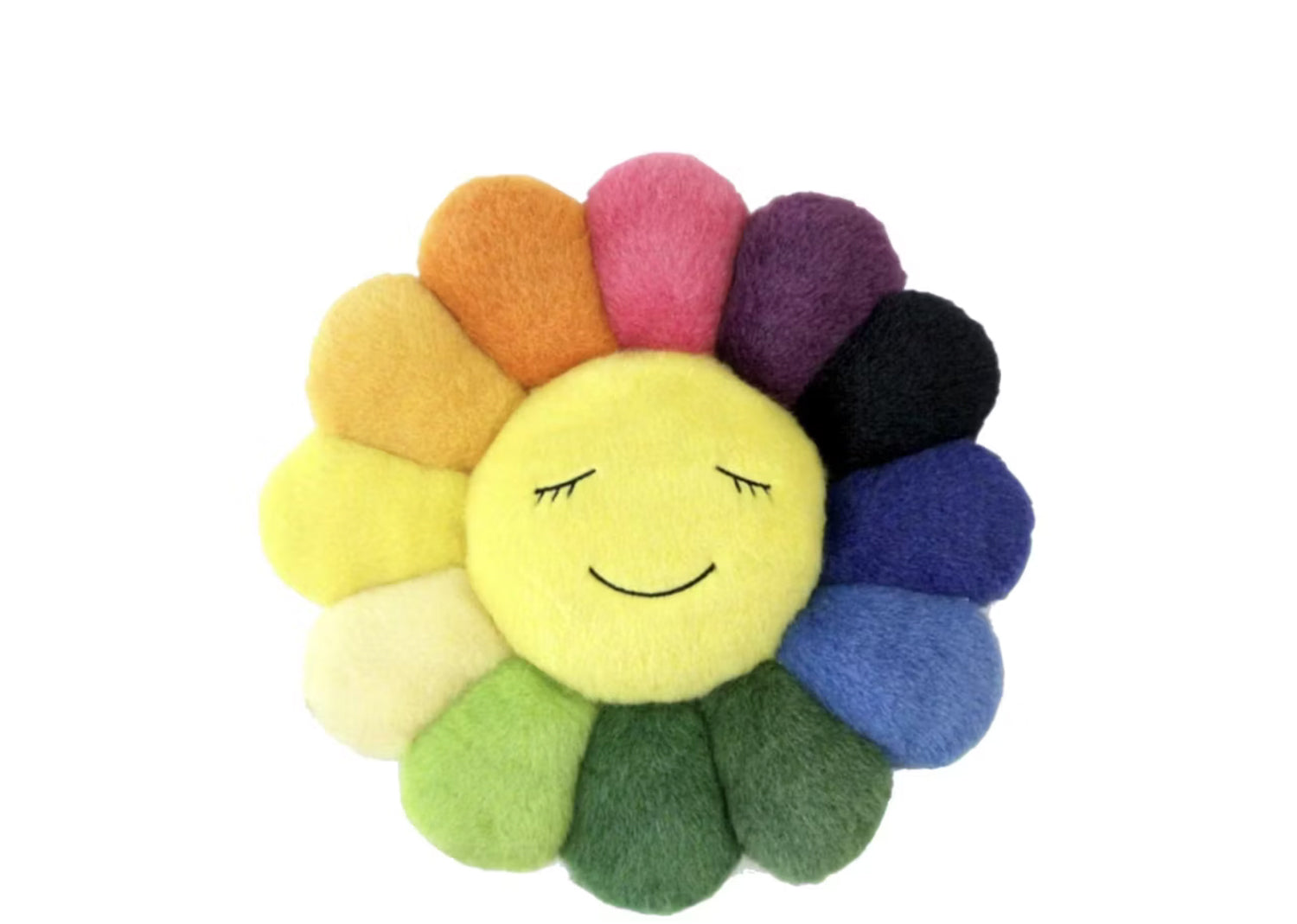 Takashi Murakami Flower Plush 30CM (Rainbow/White/Yellow) – Shoepugs