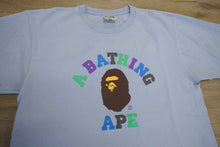 Load image into Gallery viewer, BAPE College Tee (Light Blue)