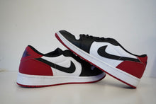 Load image into Gallery viewer, Air Jordan 1 Retro Low Black Toe (2023)