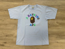 Load image into Gallery viewer, BAPE College Tee (Light Blue)