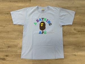 BAPE College Tee (Light Blue)