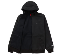 Load image into Gallery viewer, Supreme Windstopper Zip Up Hooded Sweatshirt (Black)